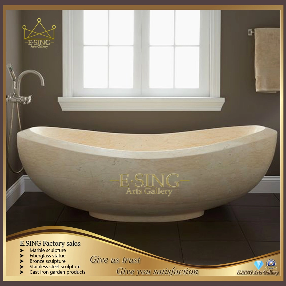 Home Decoration Hotsale High Quality Natural Black Marble Bathtub for Bathroom