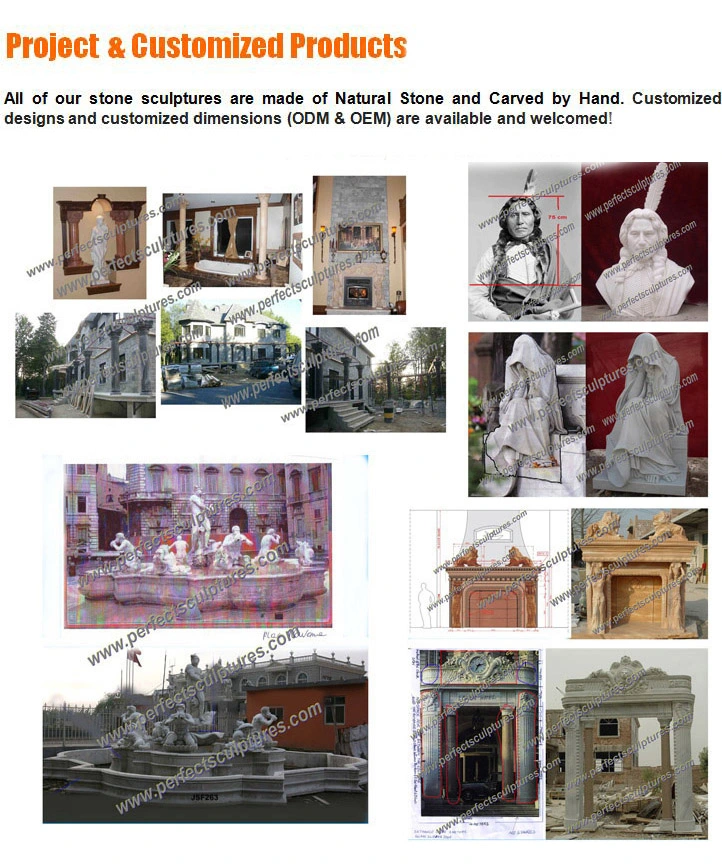 Custom White Marble Cemetery Statue Weeping Angel Tombstone for Graveyard Sculpture (SY-X1127)